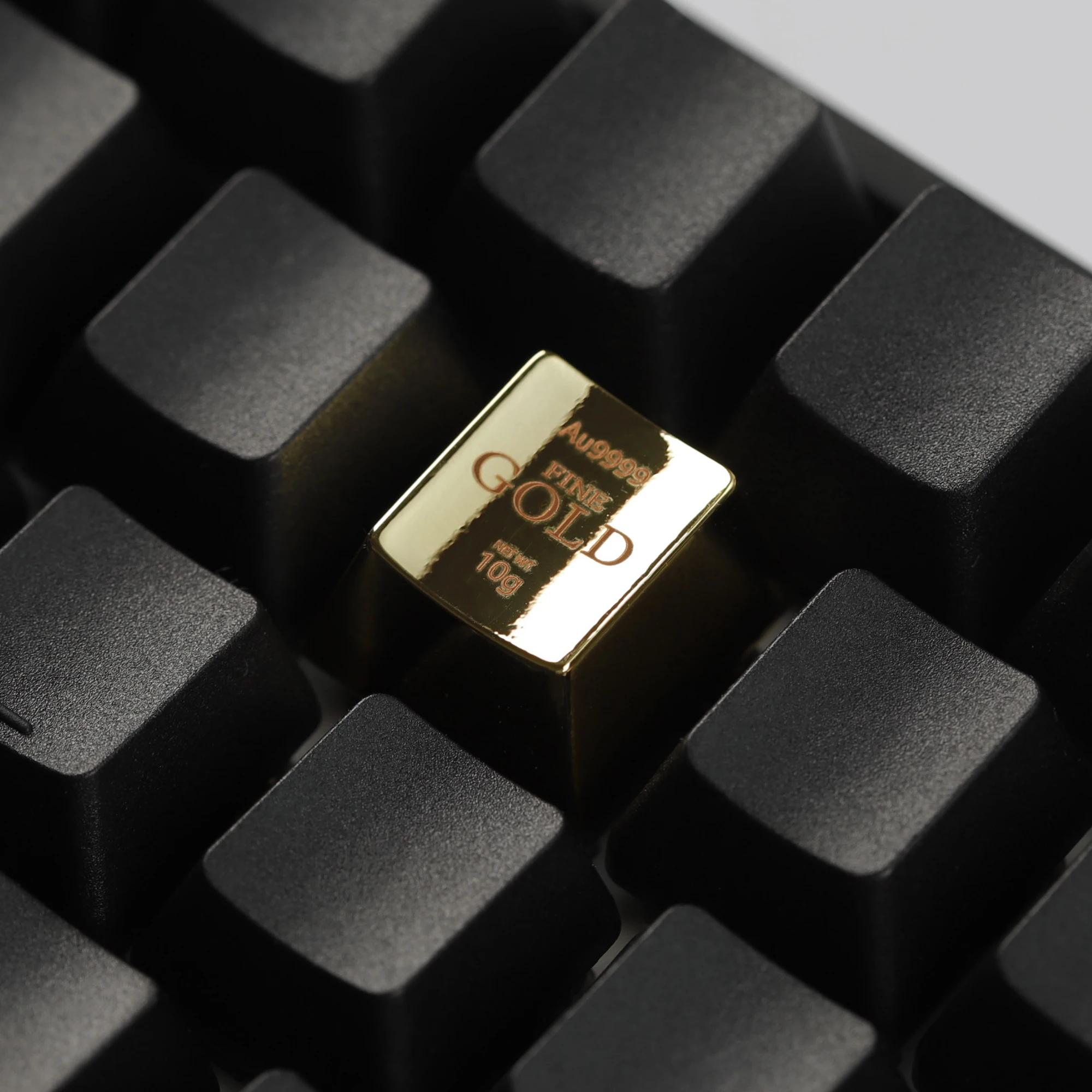 YMDK مطلي بالذهب سبائك الزنك أغطية المفاتيح شخصية الكرز R4 1u مفاتيح السهم أغطية المفاتيح المخصصة للوحات المفاتيح الميكانيكية MX #4