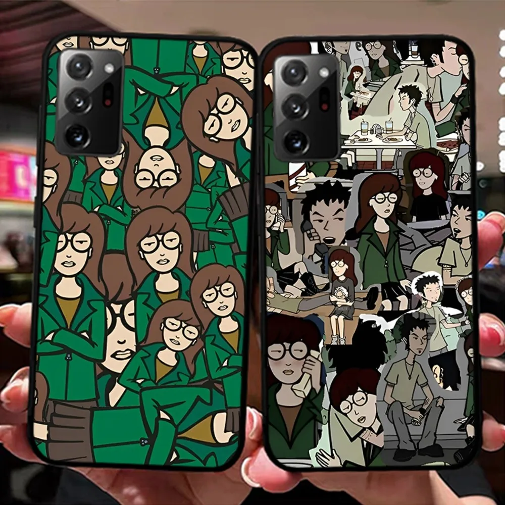 Cartoon D-Daria Phone Case For Samsung Note 8 9 10 20 pro plus lite M 10 11 20 30 21 31 51 A 21 22 42 02 03