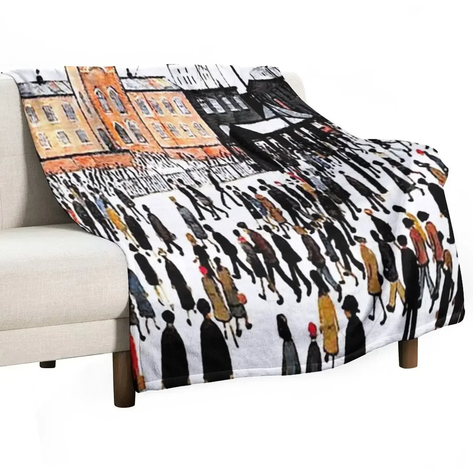 

l s lowry 1887 1976 C N 9 Throw Blanket Stuffeds Decorative Sofas christmas gifts Blankets