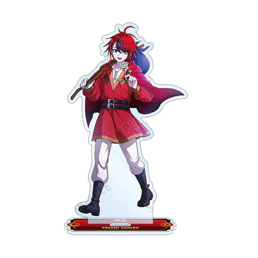 Anime The Hundred Line Takumi Sumino Yugamu Omokage Tarot Cards 15CM Acrylic Stand Keychain Cosplay Desk Decor Collect Gifts