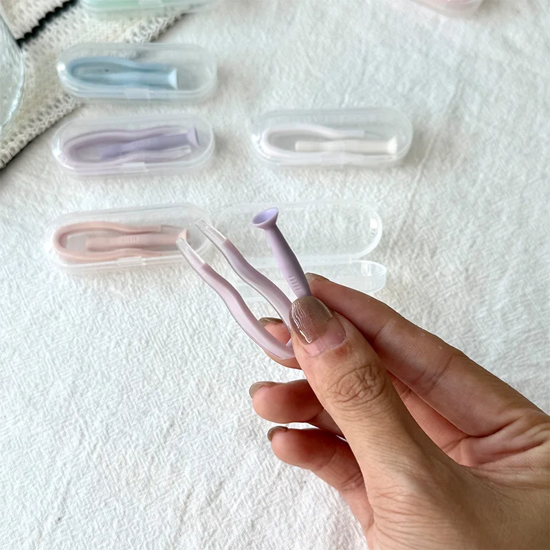 Multicolor New Contact Lens Tweezers Suction Stick Set Portable Contact Lenses Wearing Tool with Storage Box Eyewear Accessories