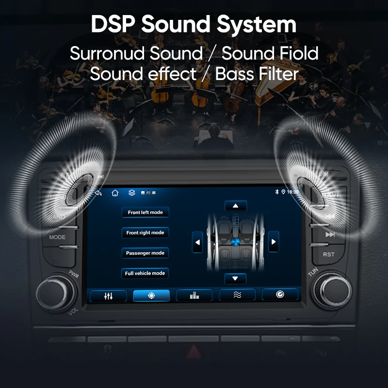Fotografia 6: Rádio automotivo rds dsp bt 2 din, 7 polegadas, para seat leon mk3 5f 2012 - 2018 ibiza 2016 5g gps carplay android auto autoradio inteligente