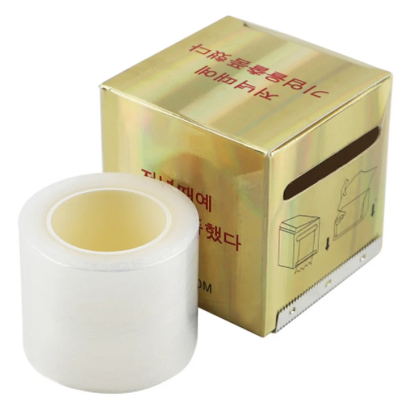 Cnk 42Mm/200M Wimper Plasticfolie Transparante Valse Wimpers Extensie Tool Professionele Ooggebruik Conserveermiddel Mackup Benodigdheden