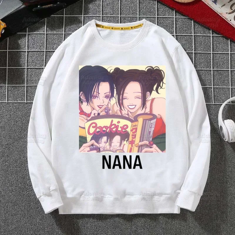 Black Stones NANA Osaki Anime Men\'s/Women\'s Hoodies Spring Autumn Male Casual Hoodies Sweatshirts Men\'s Hoodies Sweatshirt Tops