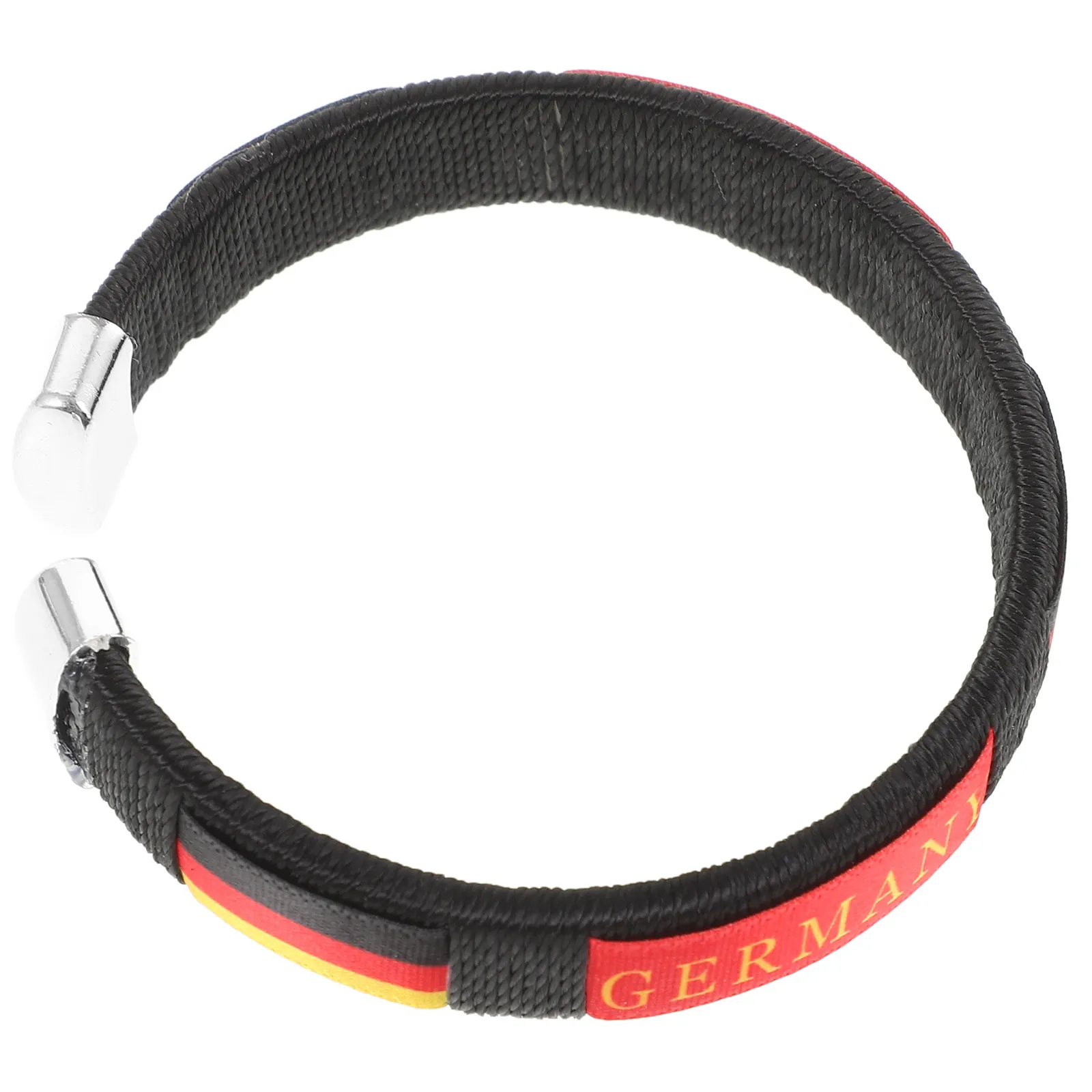 

Football Fans Webbing Bracelet Flag Pattern Stretch Soccer Game Cheer Decorative Match Wristband Webbing Wristband