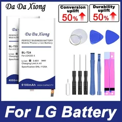 DaDaXiong New BL-T37 BL-T30 BL-45F1F BL-T23 BL-T24 BL-T28 BL-S3 Bateria For LG V40 k8 K4 K3 M160 K220 ThinQ Q710 Q8 2018 Version