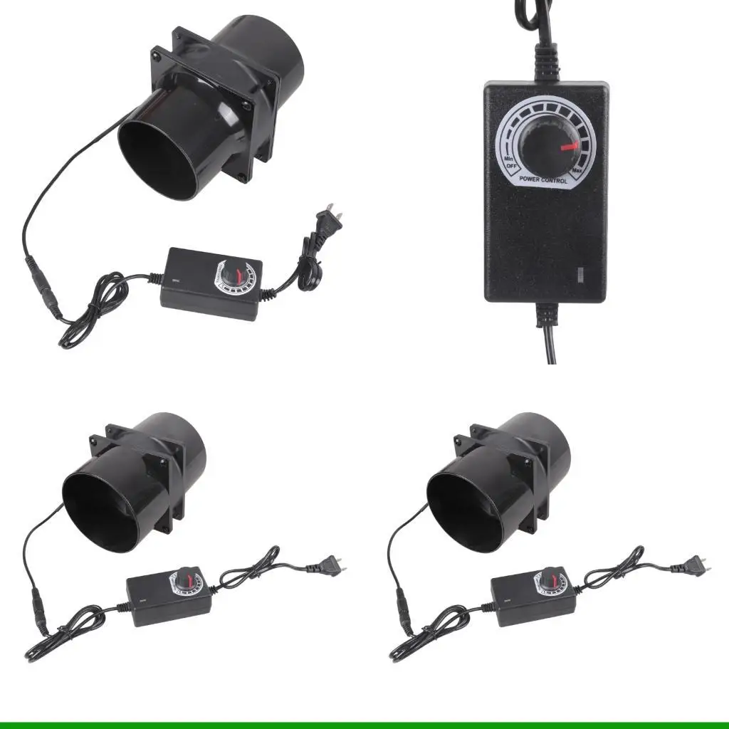 U55C Powerful 3000RPM Ball Bearing Ventilation Fan For 3D Printing Fumes And Dust AC100 240V Input