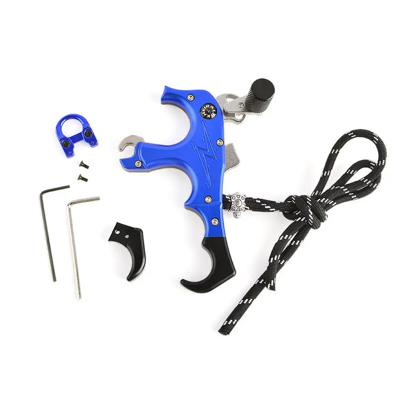 

Caliper Thumb Trigger Grip Archery Equipment Bow Release 3/4 Finger Replaceable Compound Bow Release