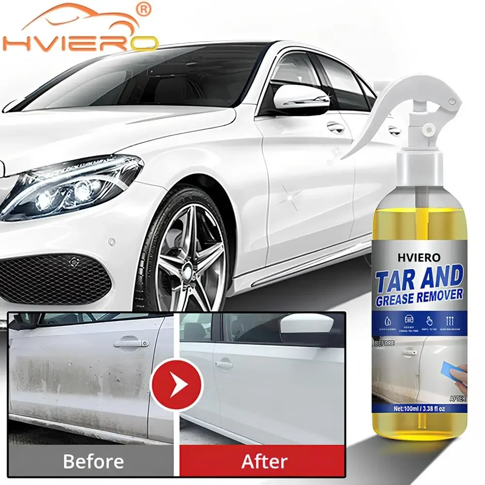 

100ml Car Oil Tar Remover Solvents Based Spray Grease Police Degreasers Cleaner Kitchen Home Dilute Dirt Cleaning Polish Paint