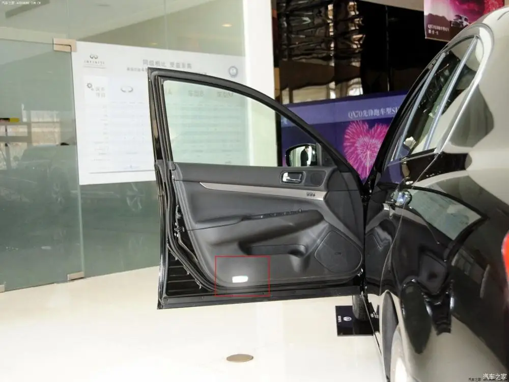 LED لافتة للباب ضوء الخطوة لإنفينيتي EX35 EX37 QX50 FX35 FX37 FX50 QX70 09 +