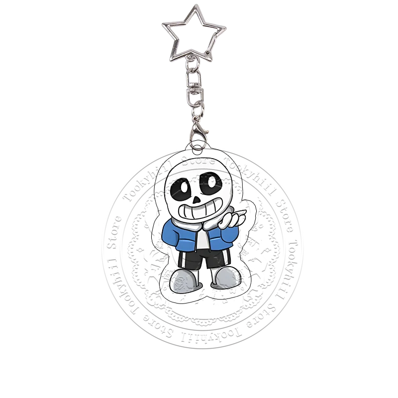 Undertale Acryl-Schlüsselanhänger Frisk Undyne Napstablook Cross Sans Anime Cartoon Spiel Sammlung Taschenanhänger Geburtstagsgeschenk – Detail 18