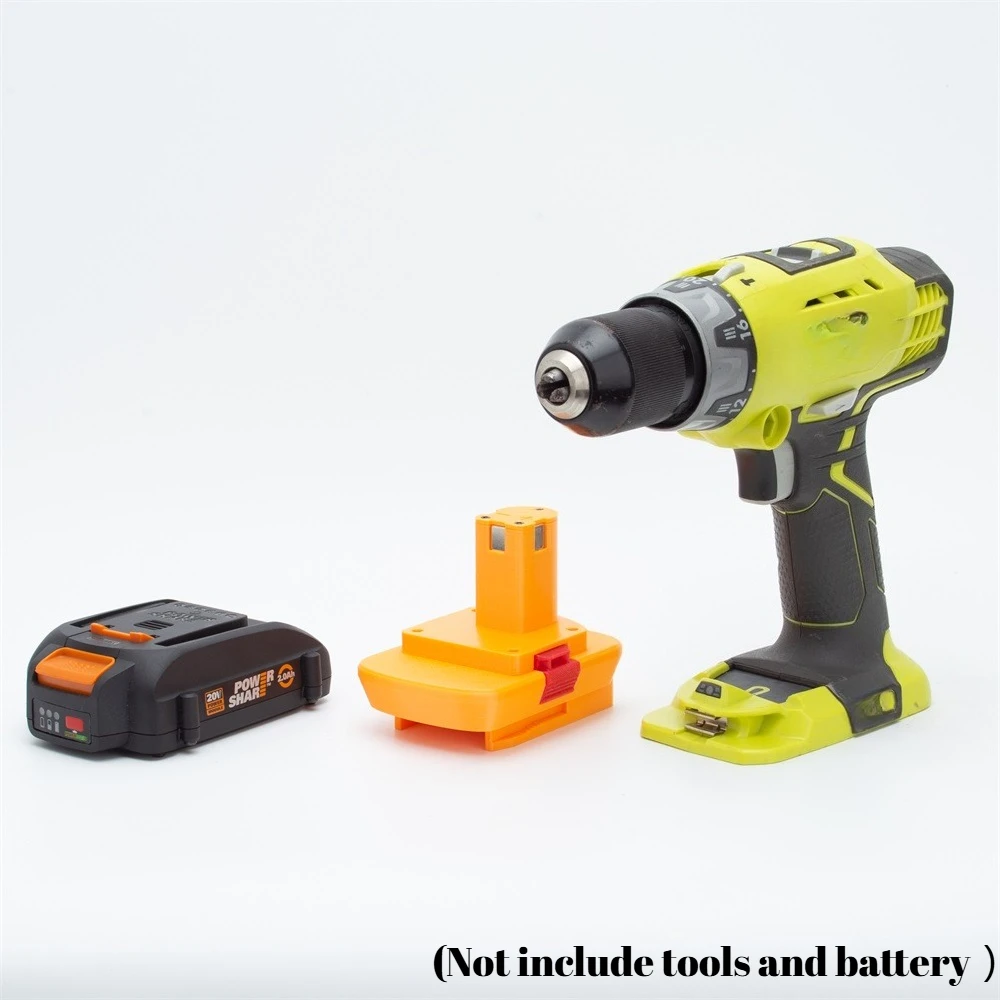 

Battery Adapter Convert for Worx 4pin/5pin/6pin 20v Li-ion Battery to Ryobi 18v Power Tool(Not include tools and battery）