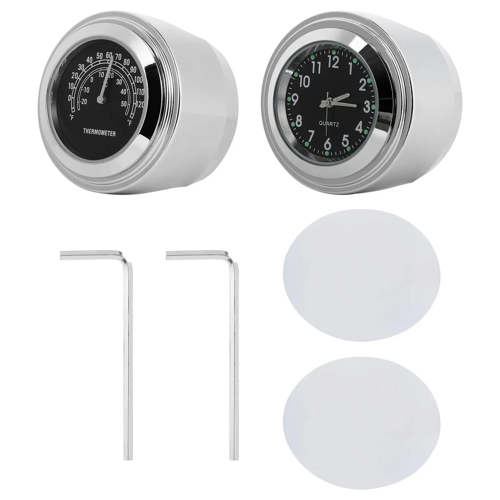 

motorcycle clock and thermometer motorcycle clock thermometer motorcycle handlebar clock motorcycle thermometer