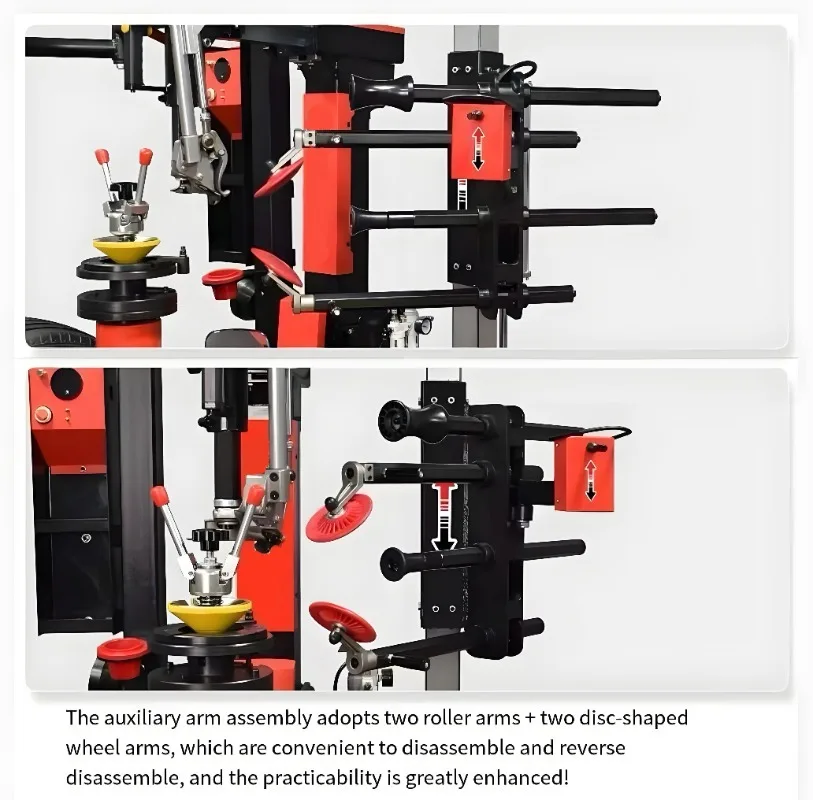 For 28 Non-Contact Automatic Tire Changer with Tire Lifter and Automatic Pickup Advanced Shop Tire Mounter