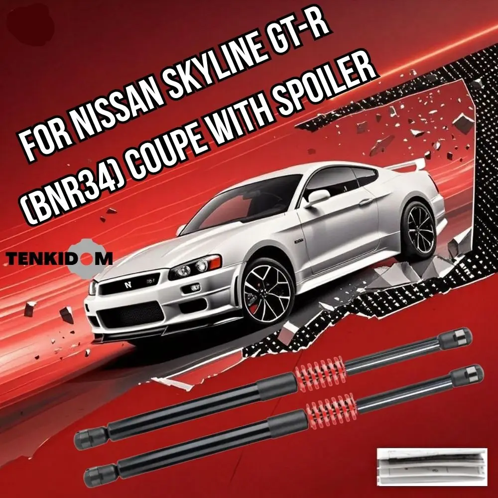 

Trunk Lift Supports for Nissan Skyline GT-R (BNR34) Coupe With Spoiler Shock absorbers for Automobiles with Springs Liftgate