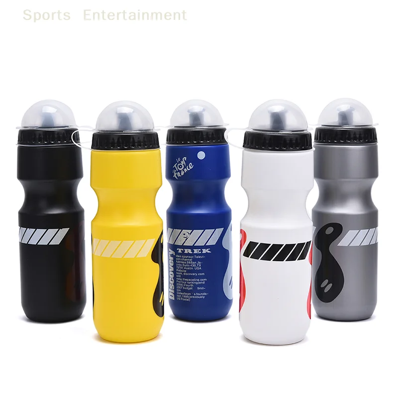 750ML portable Bike Water Bottle Bicycle Sports Cycling Drink Cup Sports kettle plastic two-color kettle equipment