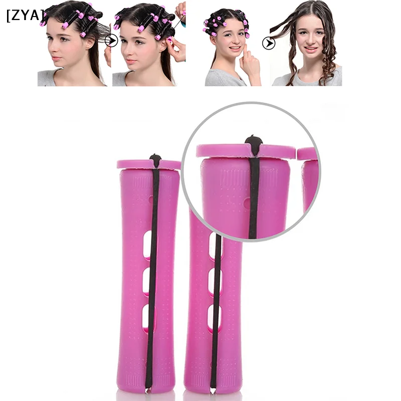12pcs Hair Perm Rods Short Cold Wave Rods Hair Curler No Heat Perming Rods Hair Curling Rollers Curlers Curling Hair Tools[ZYA]