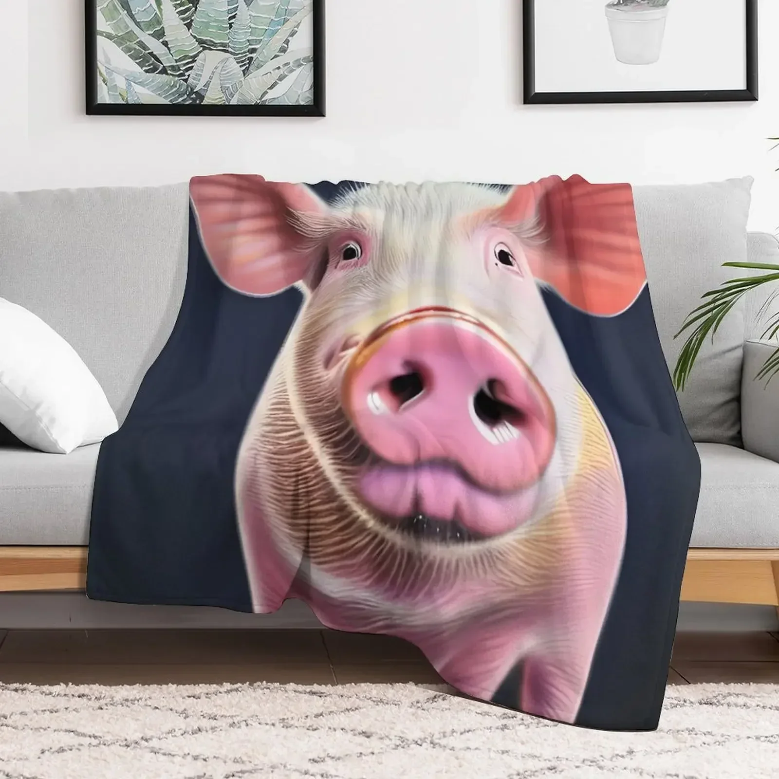 

Pink Piglet Throw Blanket Fashion Sofas For Decorative Sofa Blankets