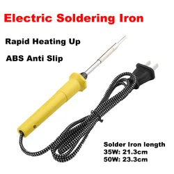 Kit de fer à souder avec pointe interchangeable, fer à souder pour amateur de passe-temps, 35W, 50W, 220-240V