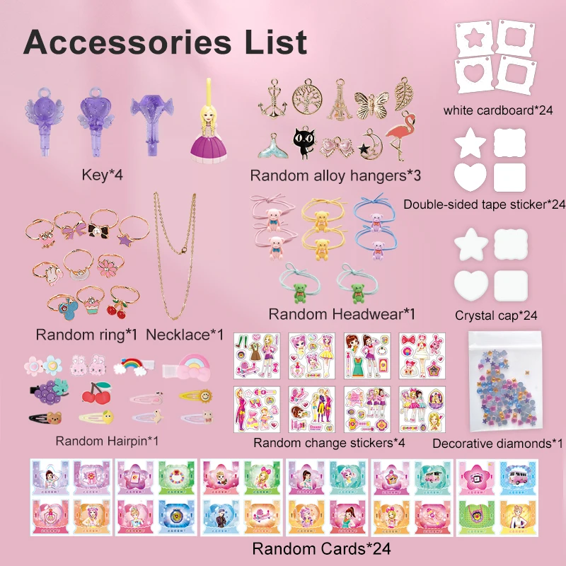 Wspaniały Magiczny Zamek z Zamkiem i Kluczami Naklejki 3D Maszyna DIY Tworzenie Naklejek Gra Odblokuj Ręcznie Robione Zabawki Prezent dla Dzieci