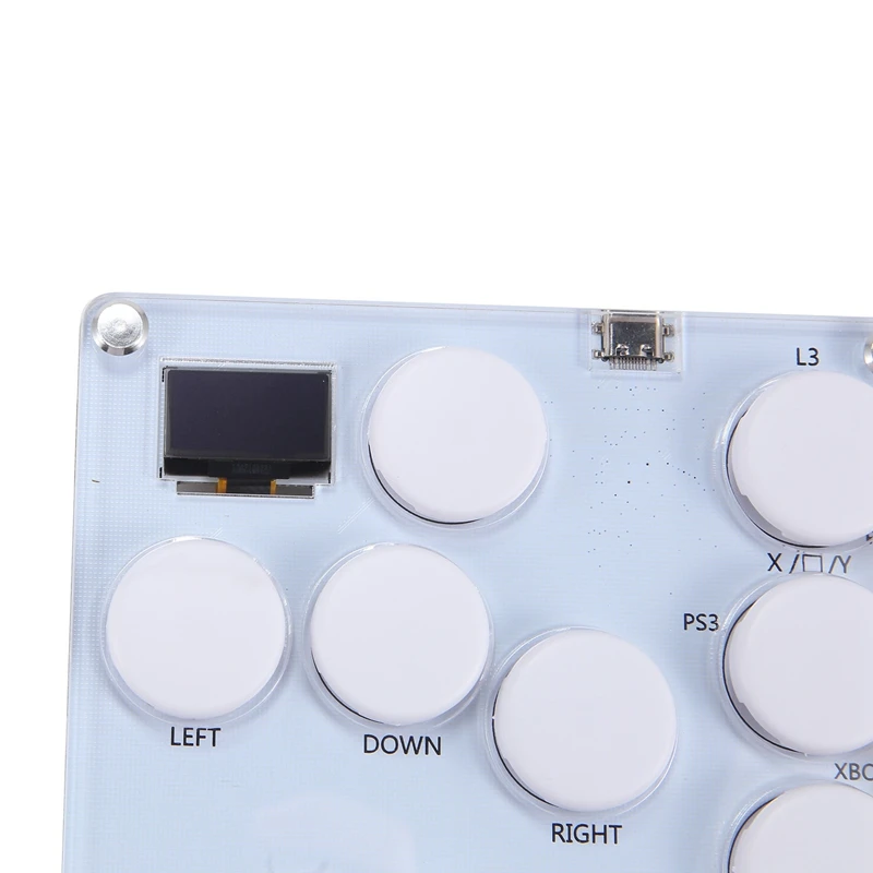 16Key Joystick Hitbox Klawiatura Arcade Stick Kontroler do PS4/PS3/Switch/Steam Arcade Hitbox Kontroler Fight Sticks