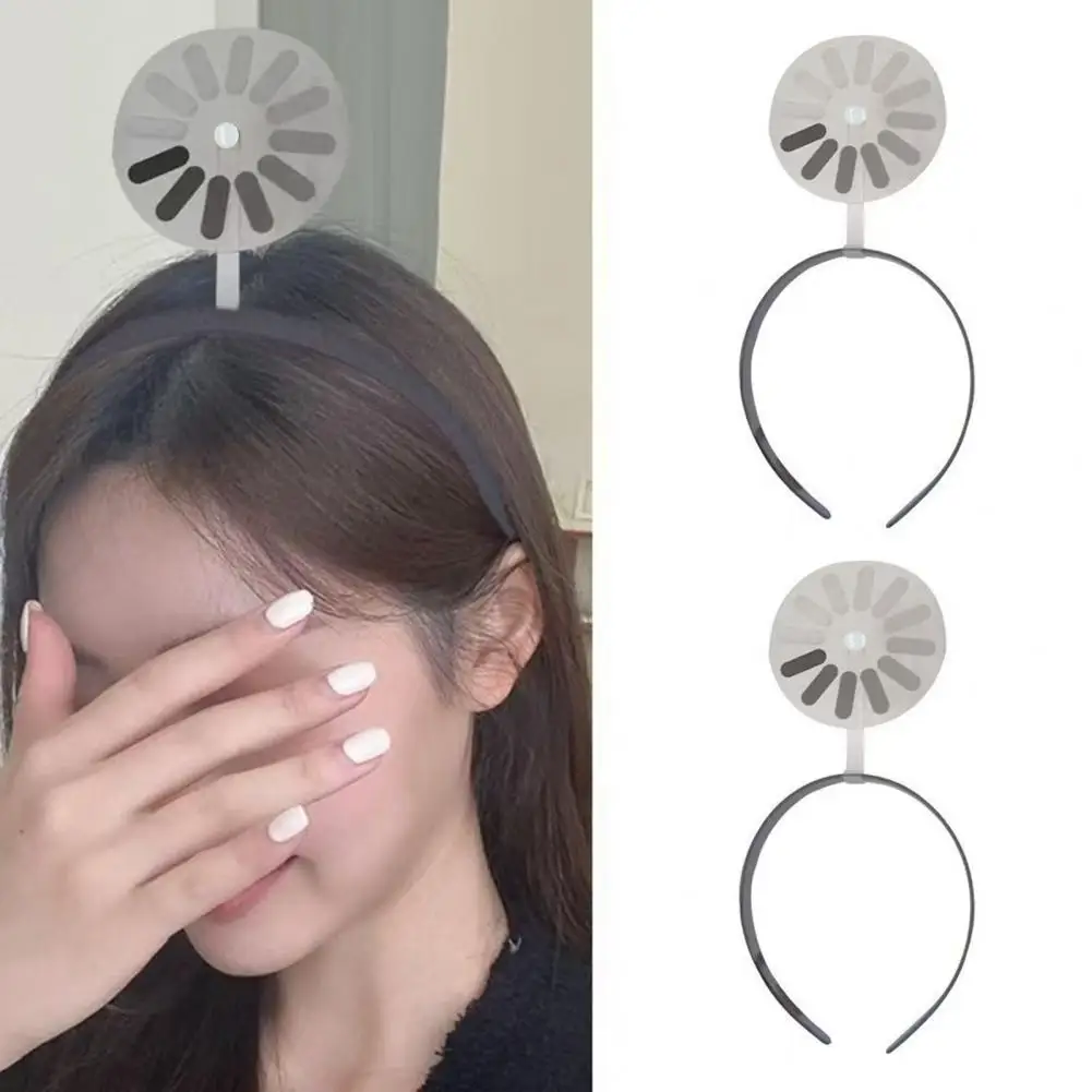 

Brain Fatigue Humor Accessory Hair Hoop Brain Loading Headband for Women Funny Rotation Hair Clip Accessory Mood Relaxing