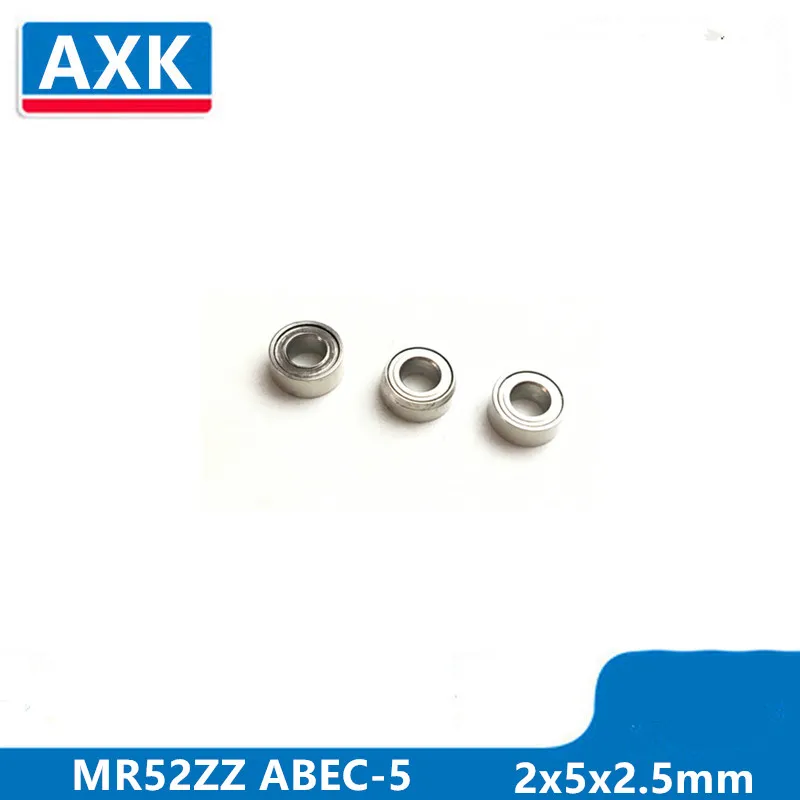 

Mr52 Zz Bearing Abec-5 (10pcs) 2*5*2.5 Mm Miniature Mr52zz Ball Bearings Good Quality L-520zz W52