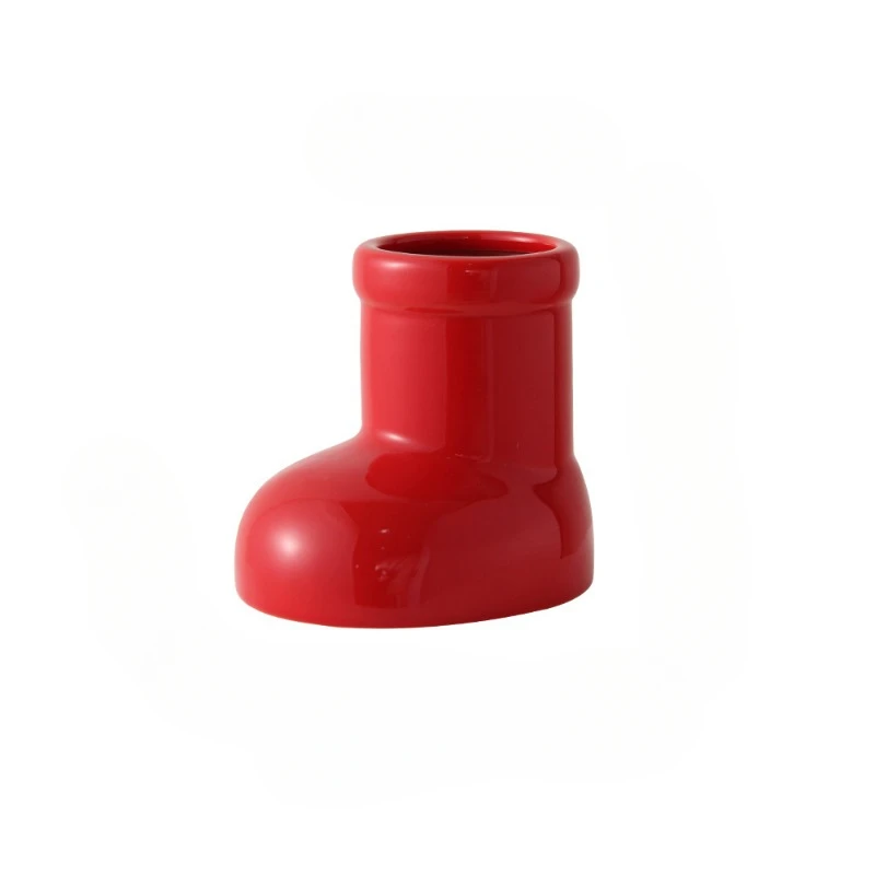 

Ceramic Vase Shoes Boots Floral Arrangement Accessories Hydroponics Flowerpot Pen Container Shoe Vase Home Decoration