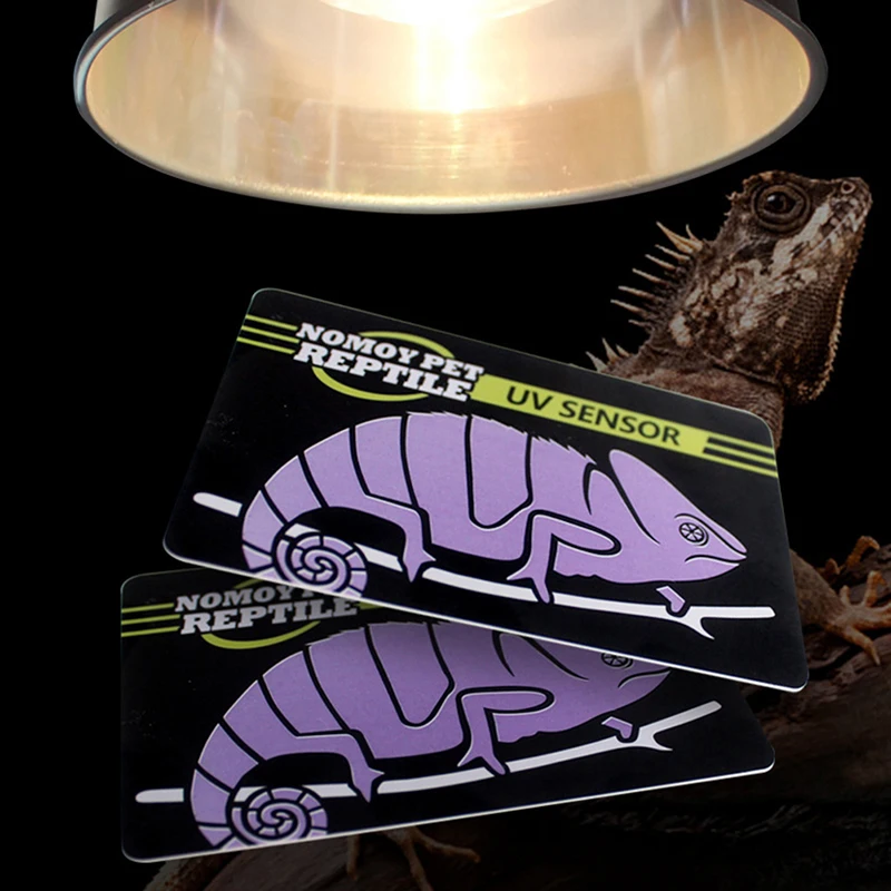 Réptil UVB Lâmpada, Testes UV Tester Papel, medidor, Tartaruga Ultravioleta Teste Ferramenta, Pet fornecimentos