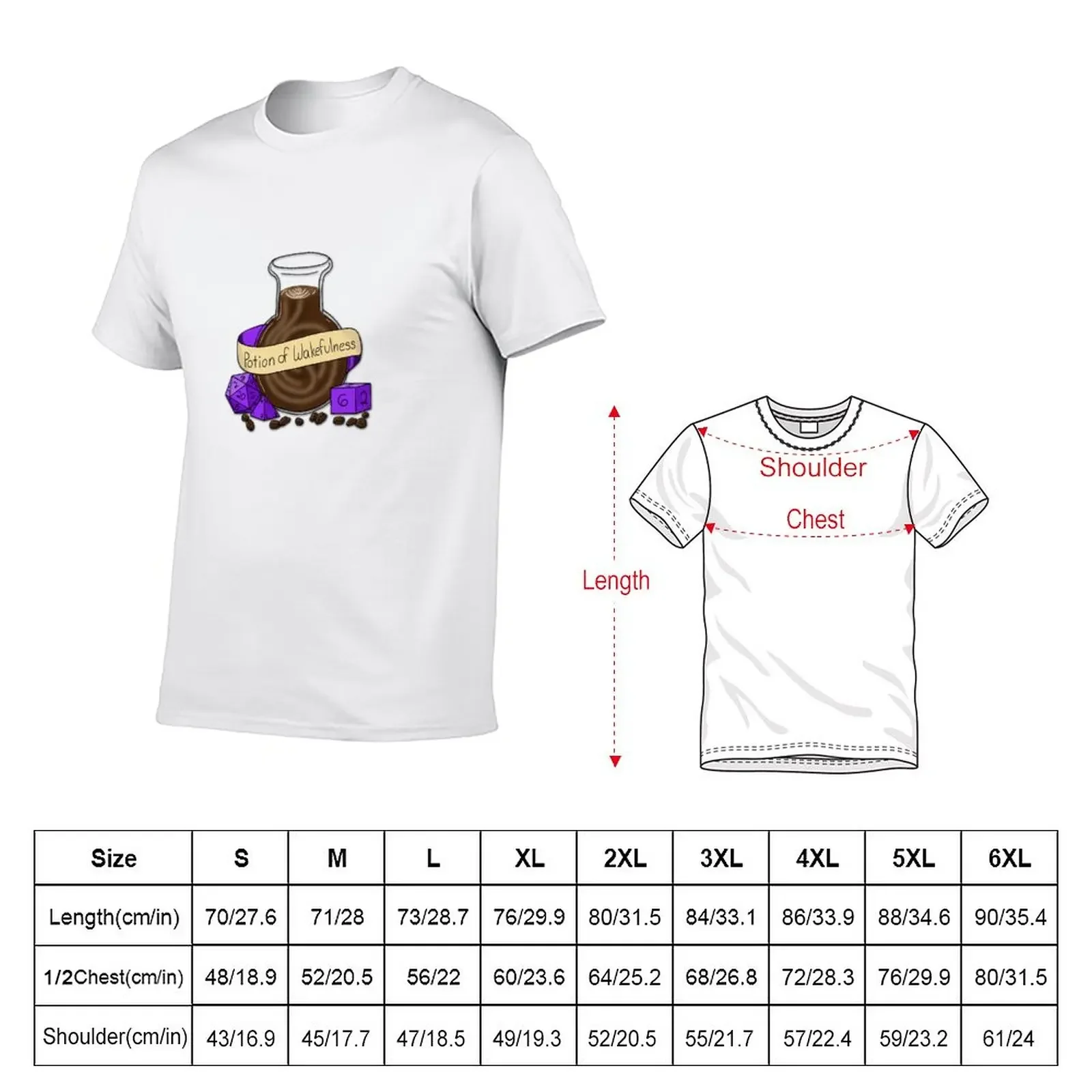 Potion of Wakefulness T-Shirt Short t-shirt graphics t shirt vintage t shirt Men's t-shirt