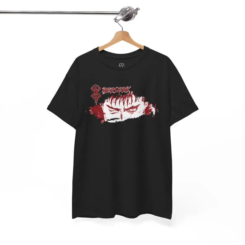 

Guts T-shirt Berserk T-shirt Anime T-shirt Streetwear Anime Apparel