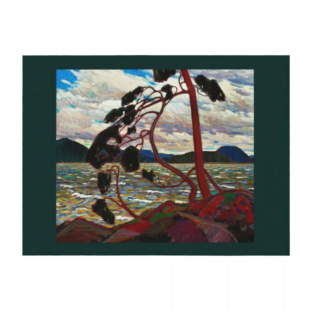 

WEST WIND : Vintage 1919 Tom Thomson Algonquin Park Art Print Throw Blanket Retros Fashion Sofas Decoratives manga Blankets