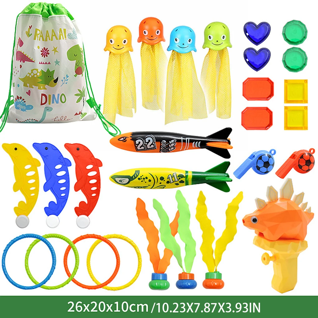 مجموعة ألعاب لعبة الغوص الممتعة للأطفال - تجربة تحت الماء غير سامة لحمام السباحة ABS رمي وجلب متنوعة 94 94 #6