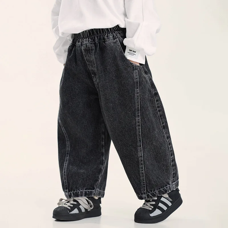 Children's Korean Casual Pants Children's Clothing Boys' Jeans Autumn New Style Pants Children's Spring and Autumn Pants