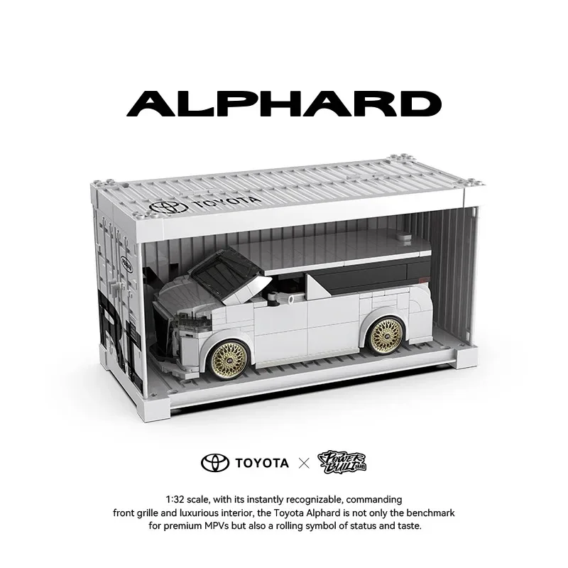 

Конструктор POWERBLOCK MOC PB8848: Модель автомобиля Toyota Alphard, роскошный минивэн, коллаборационная серия, игрушка-подарок для детей и взрослых