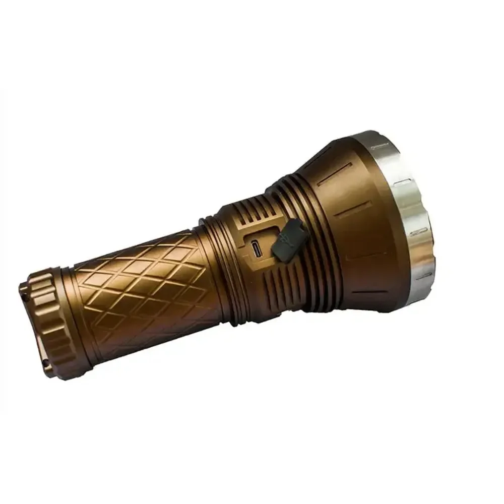 Haikelite HK90 Powerful Flashlight 3*Luminus SBT90 18000 Lumens High-Intensity Portable Searchlight for Outdoor Activities