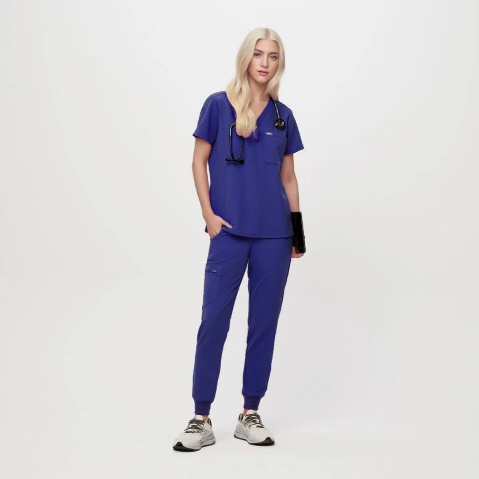 Wholesale Doctors And Nurses Female Scrub Surgical Uniform Stretch Scrub Sets For Women Medical Nursing Scrubs Uniforms Sets