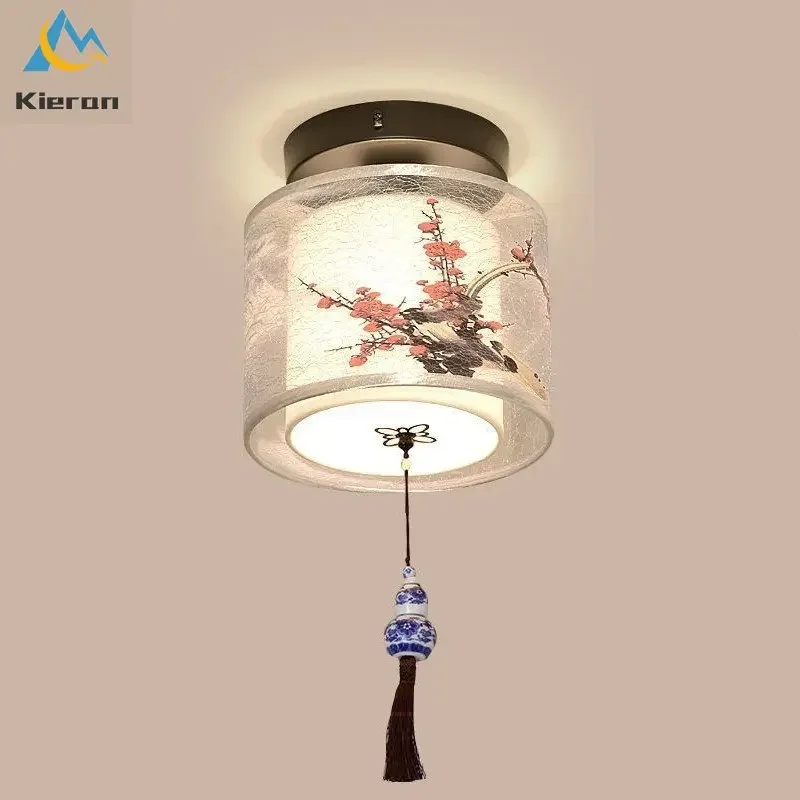 Nordic Modern Lotus Bird LED Ceiling Lamp Living Room Bedroom Study Hotel KTV Bedside Ceiling Light Room Decoration Ceiling Lamp