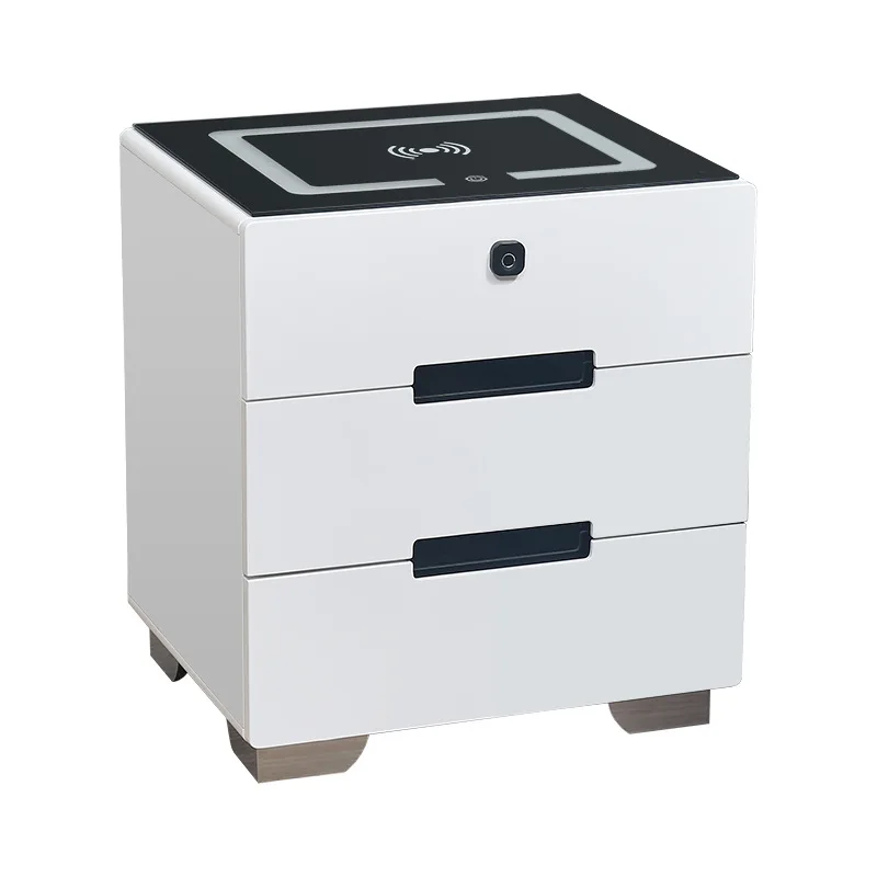 AIROW Multifunctional Smart Nightstand Wireless Charging Bedside Table USB BT Speaker LED Night Light