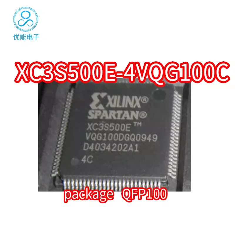 XC3S500E-4VQG100I XC3S500E-4VQG100C package TQFP -100 XC3S500E-4VQ100