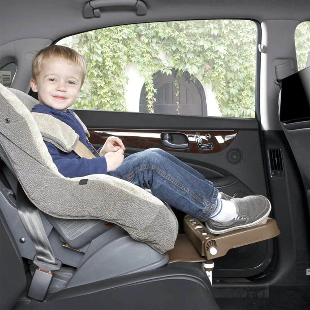 Reposapiés ajustable y plegable para asiento de seguridad de coche para niños, experiencia y comodidad, hecho con ABS