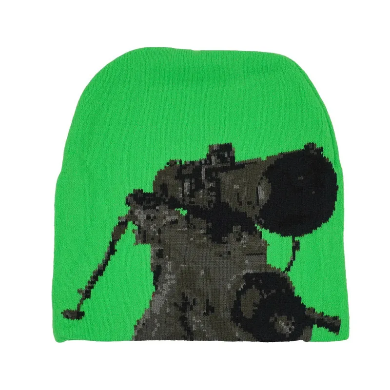 Autumn and winter European niche wool knitted hat for warmth, street hip-hop comfort, fashion, and personal