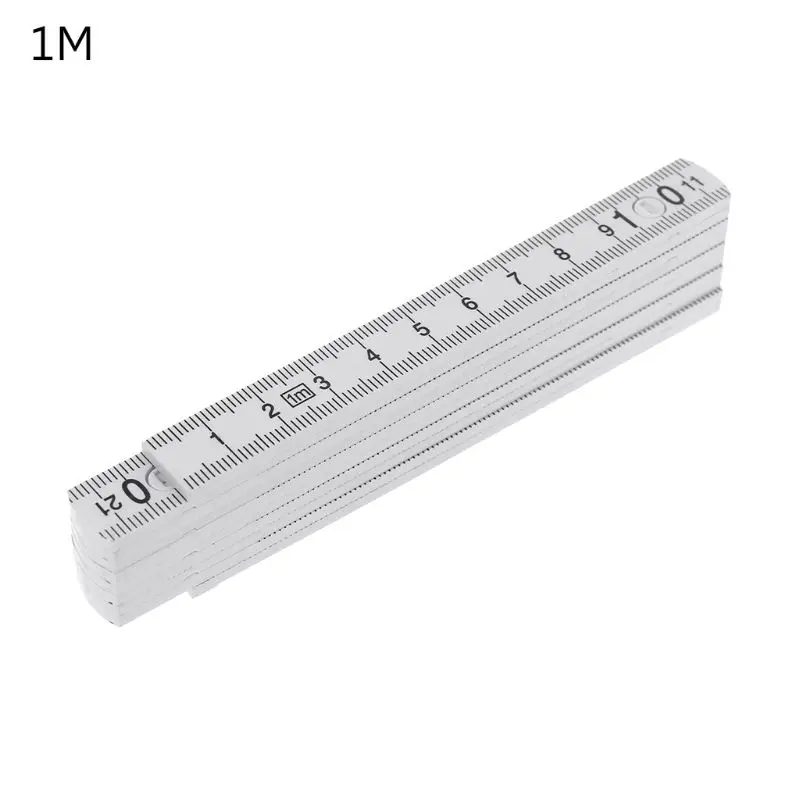 Folding Ruler Measuring Folding Rule Metric Measurements Lightweight Composite Construction Ruler for Carpentry Tile