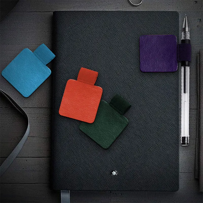 A16R-12 Pack Pen Loop Holder, Self-Adhesive Pen Holder Pencil Elastic Loop For Notebooks, Journals, Calendars