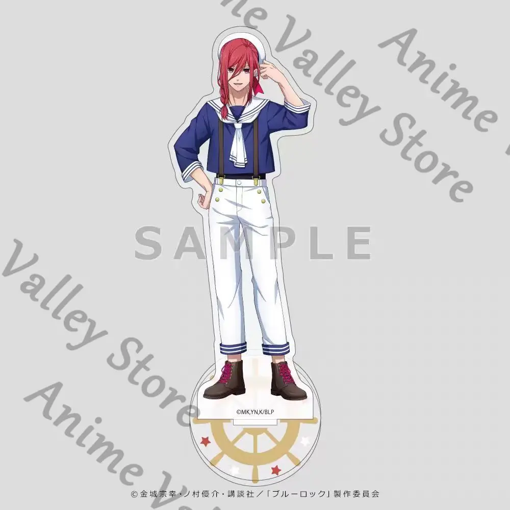 

Подлинная аниме «Синий замок» Chigiri Hyoma, темно-синий стиль, матросская акриловая фигурка, подставка, мультяшный стоячий знак, украшение, рождественский подарок