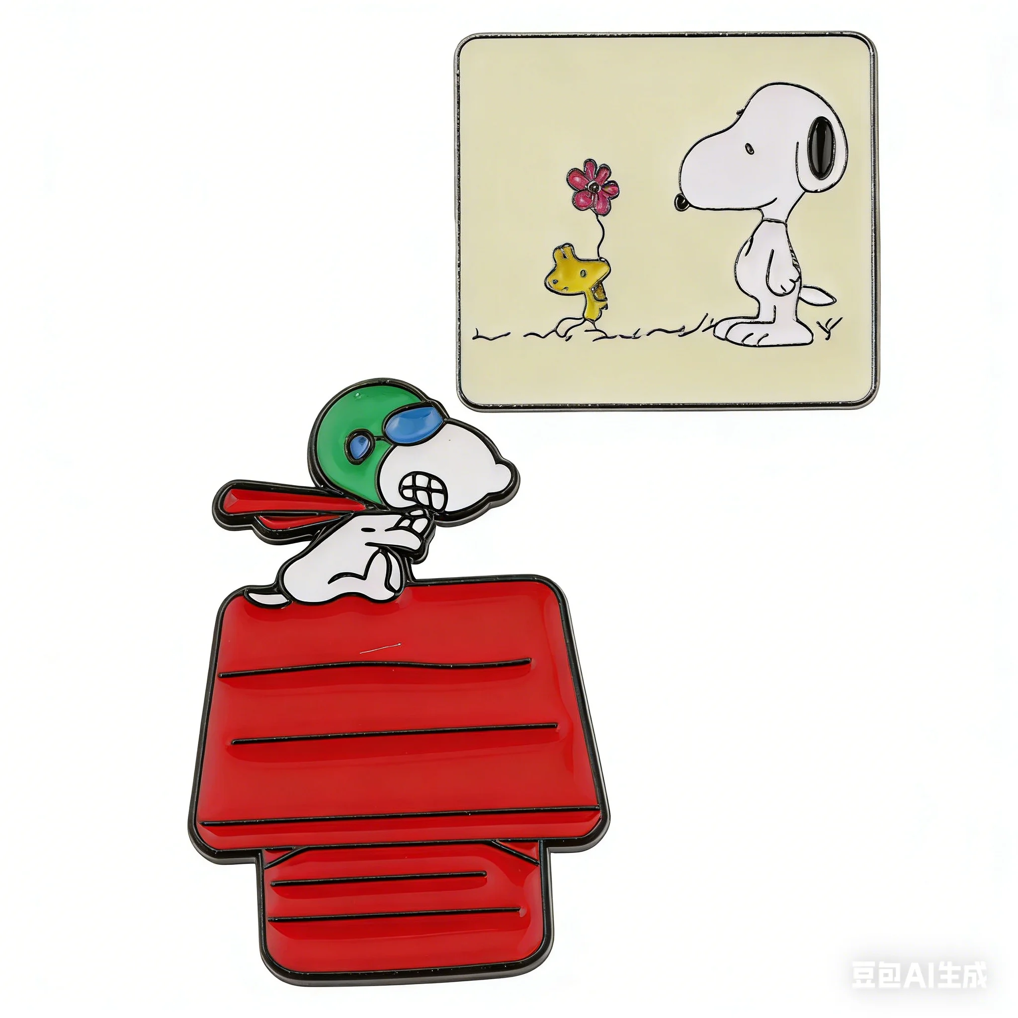 Металлическая брошь-значок Снупи в японском мультяшном стиле, милые значки на лацкан для рюкзаков, портфелей, одежды, аксессуары, подарок