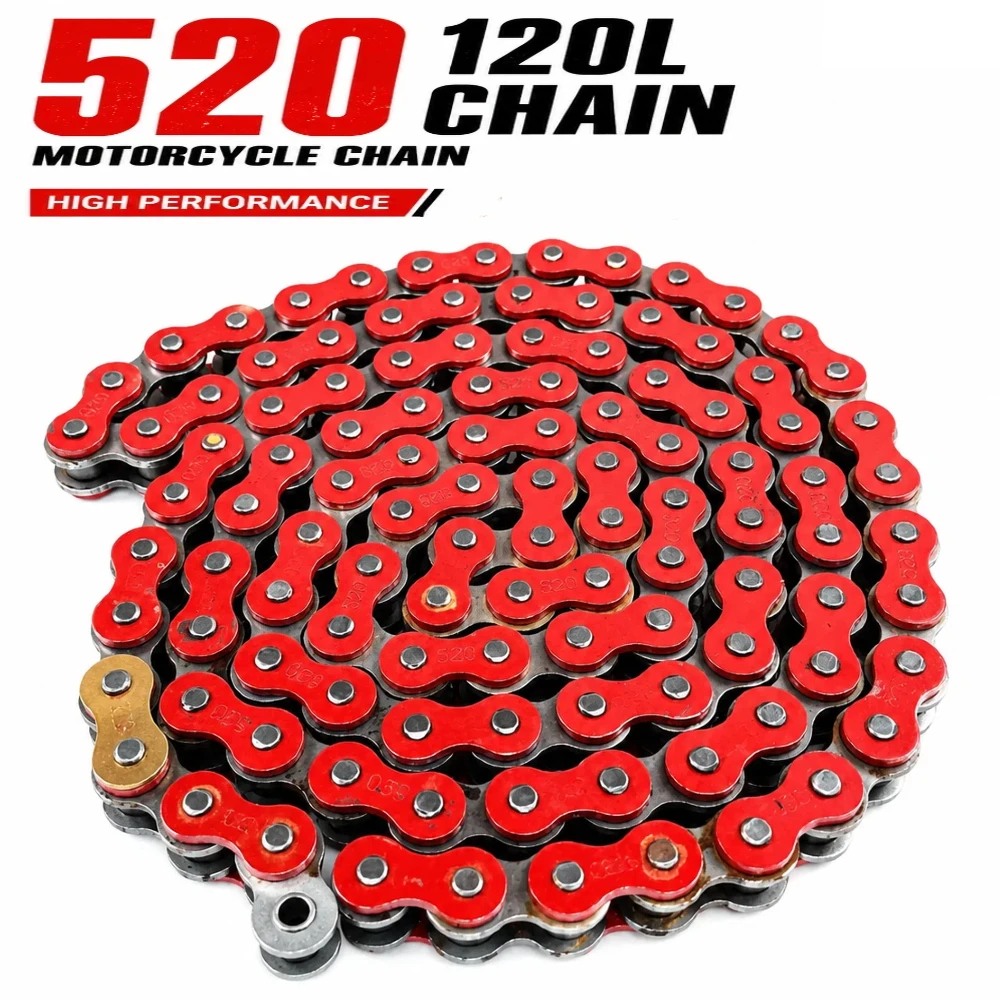 Moto Tech Accessories & Workshop - Motorcycle Chain 520 120 Links Heavy
