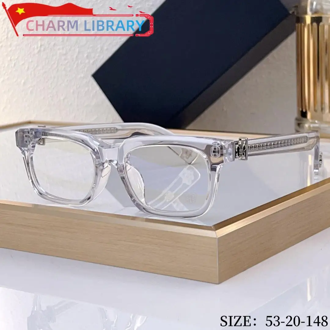 

2025 New Fashionable Prescription Women's Glasses Frame Acetate Designer Luxury Brand Men's Reading Glasses Prescription Glasses