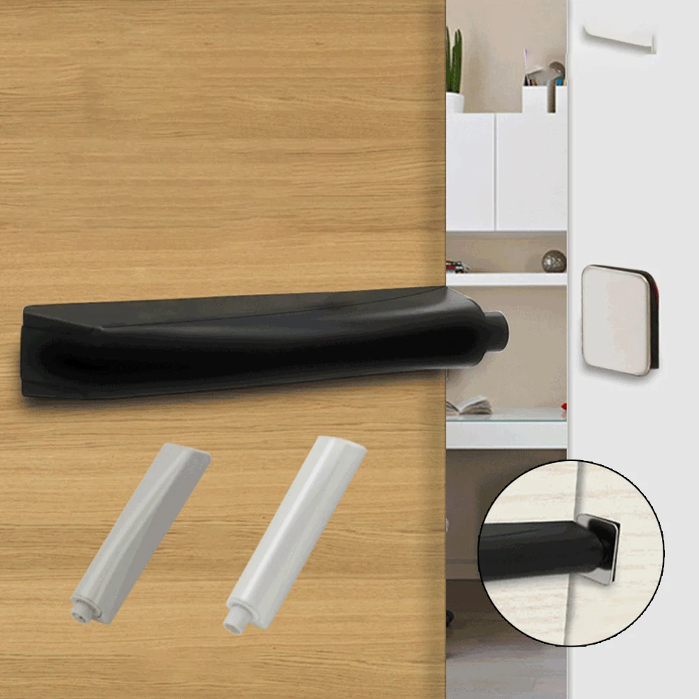 Push To Open Door Catch Cupboard Drawer Touch Release Catch Wardrobe ABS Black/Grey/White Brand New High Quality