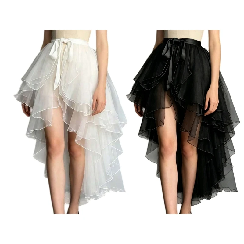 3 Layer Tulle Petticoat Crinoline With Adjustable Waistband Skirt Soft Mesh Wedding Underskirt For Cosplay And Wedding Dress